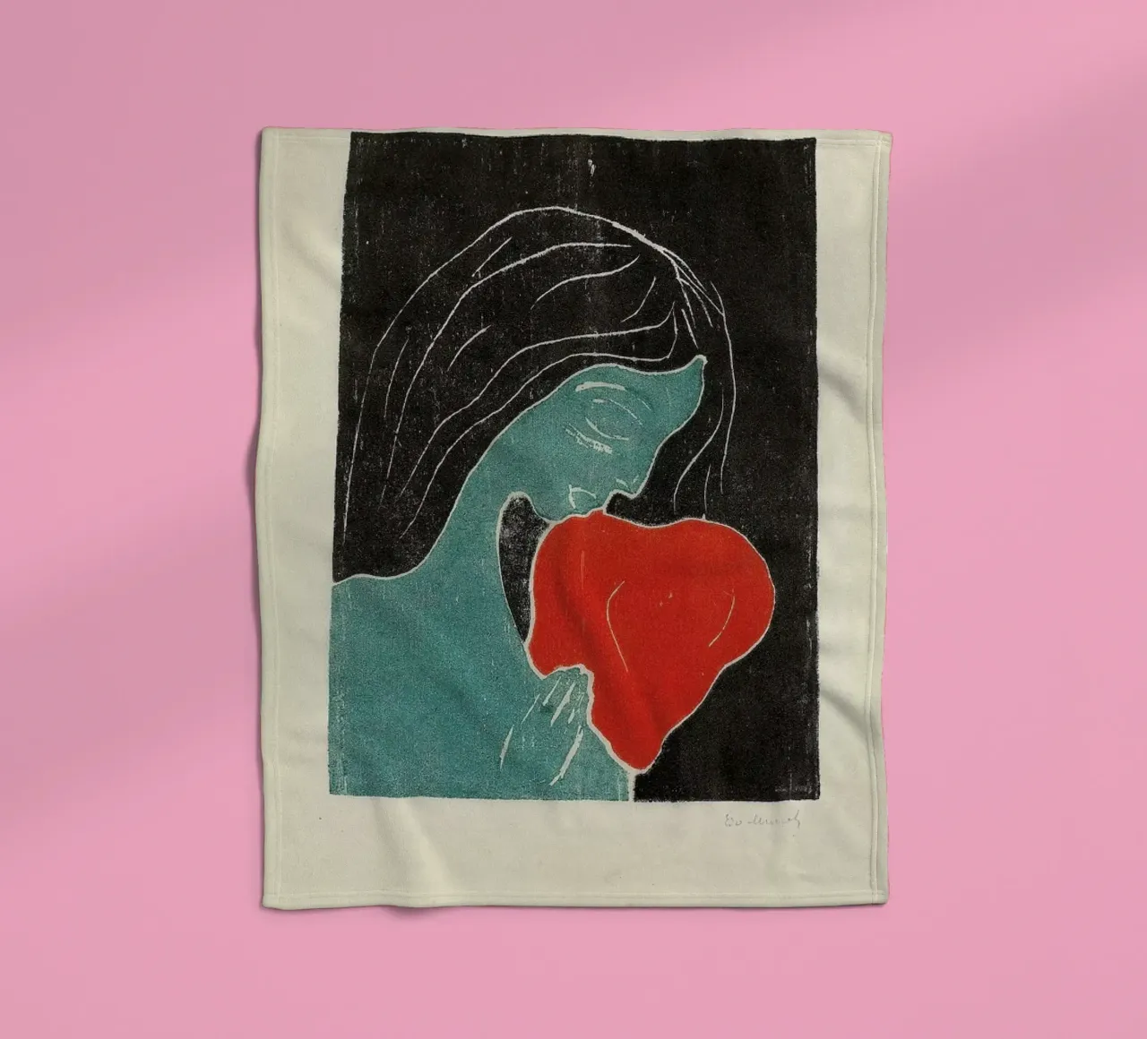 Munch - The Heart coperta in pile da ARTOTHEK