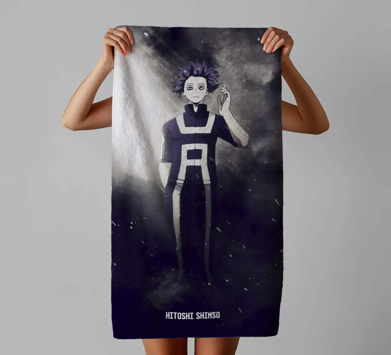 Hitoshi Shinso towel by FreeArtStudio