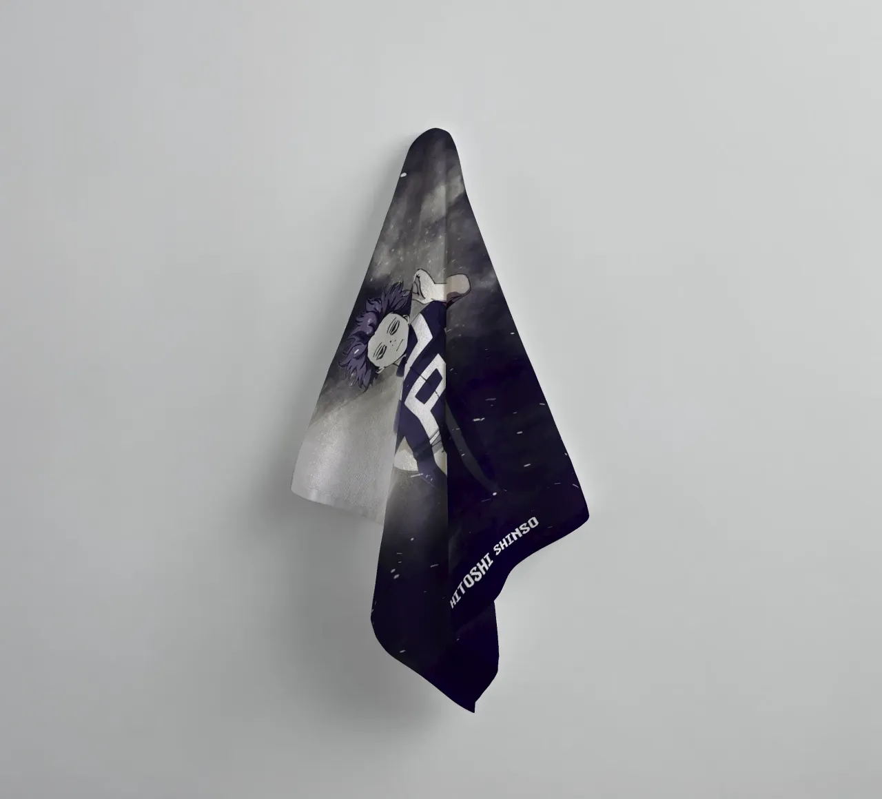Hitoshi Shinso towel by FreeArtStudio