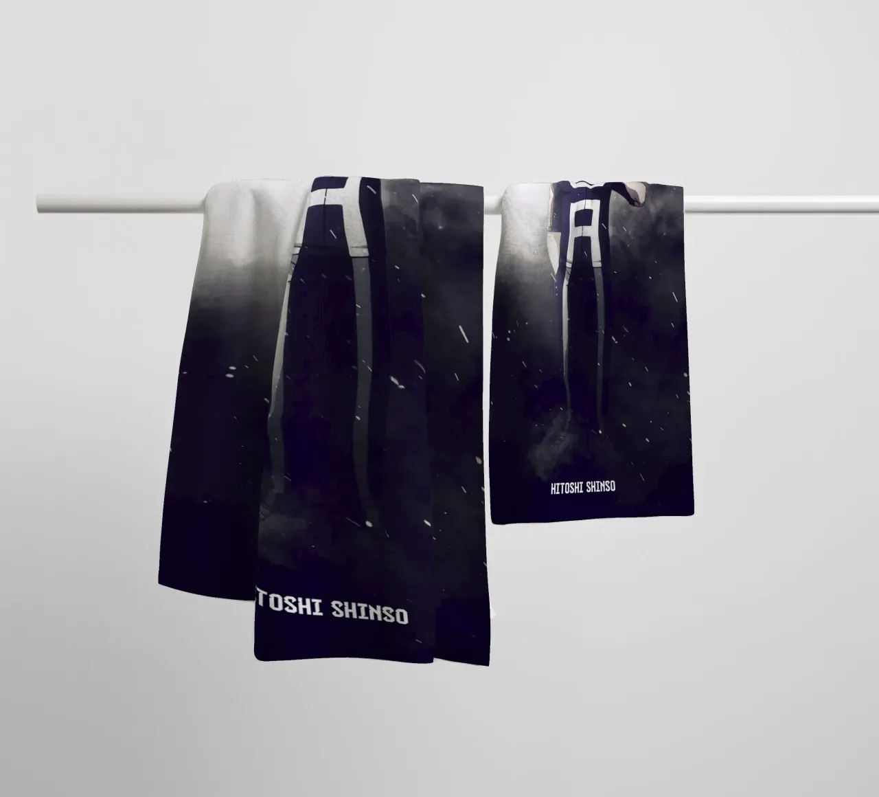 Hitoshi Shinso towel by FreeArtStudio