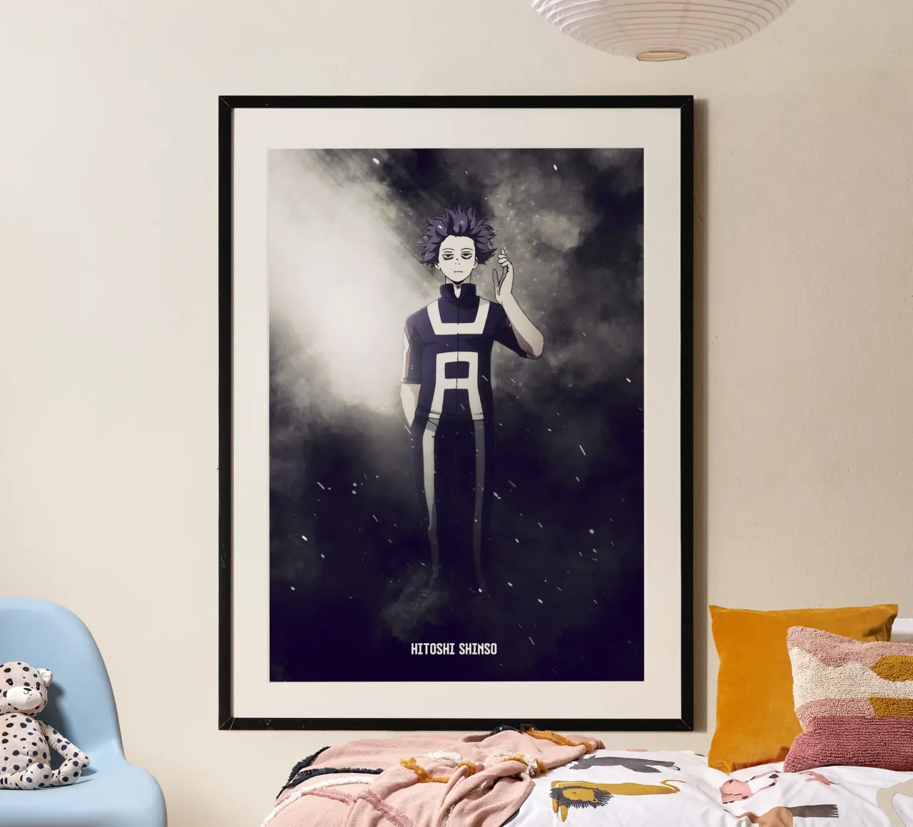 Hitoshi Shinso poster con telaio in legno da FreeArtStudio