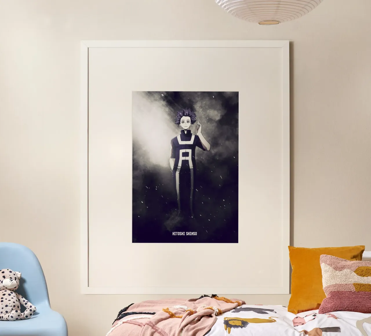 Hitoshi Shinso poster con telaio in legno da FreeArtStudio