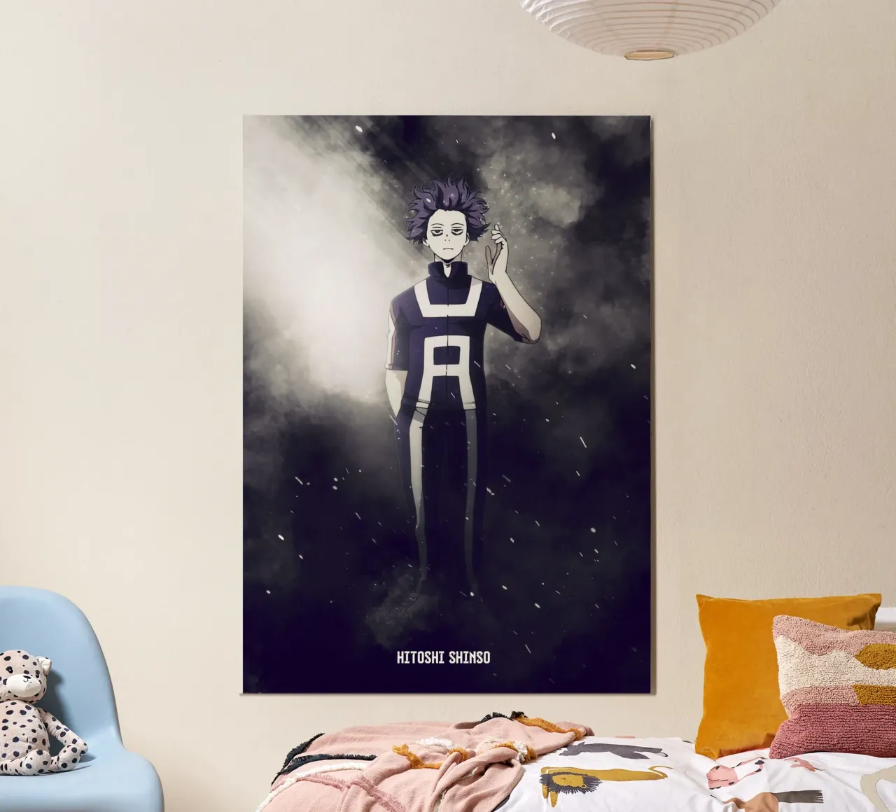 Hitoshi Shinso poster con telaio in legno da FreeArtStudio