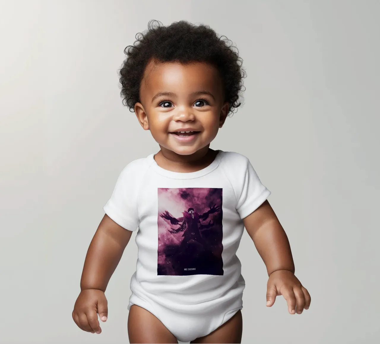 Kai Chisaki babyrompertje korte mouwen van FreeArtStudio