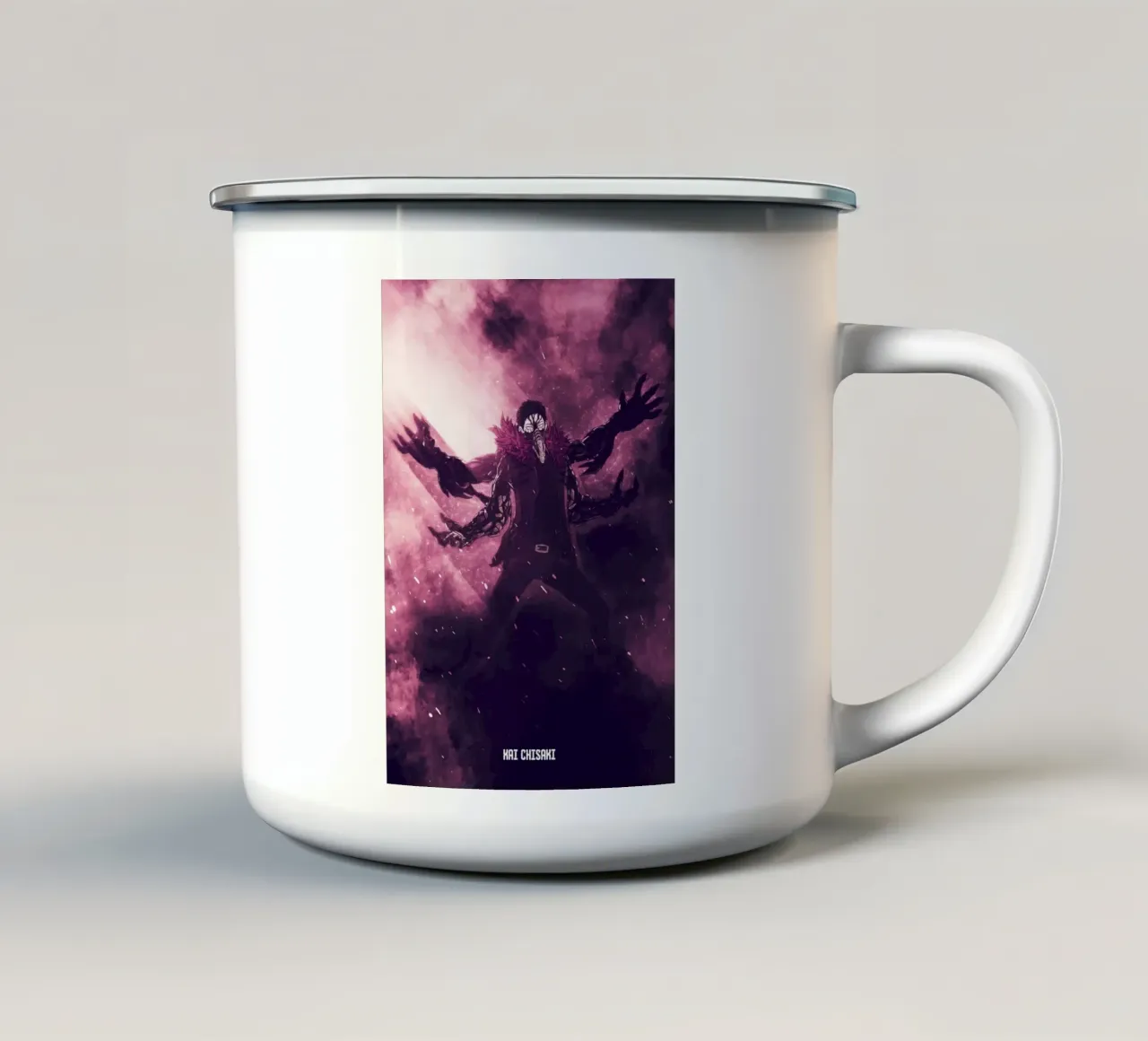 Kai Chisaki tazza in smalto da FreeArtStudio