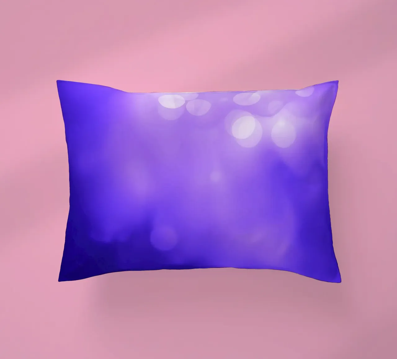 Abstract purple background with soft glowing dots decorative cushion by DesignDoodle
