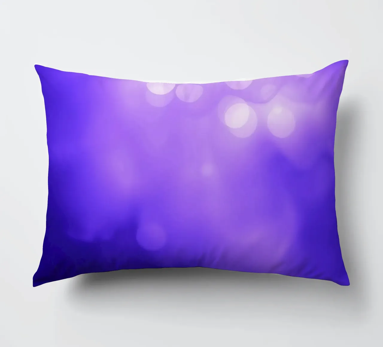 Abstract purple background with soft glowing dots decorative cushion by DesignDoodle