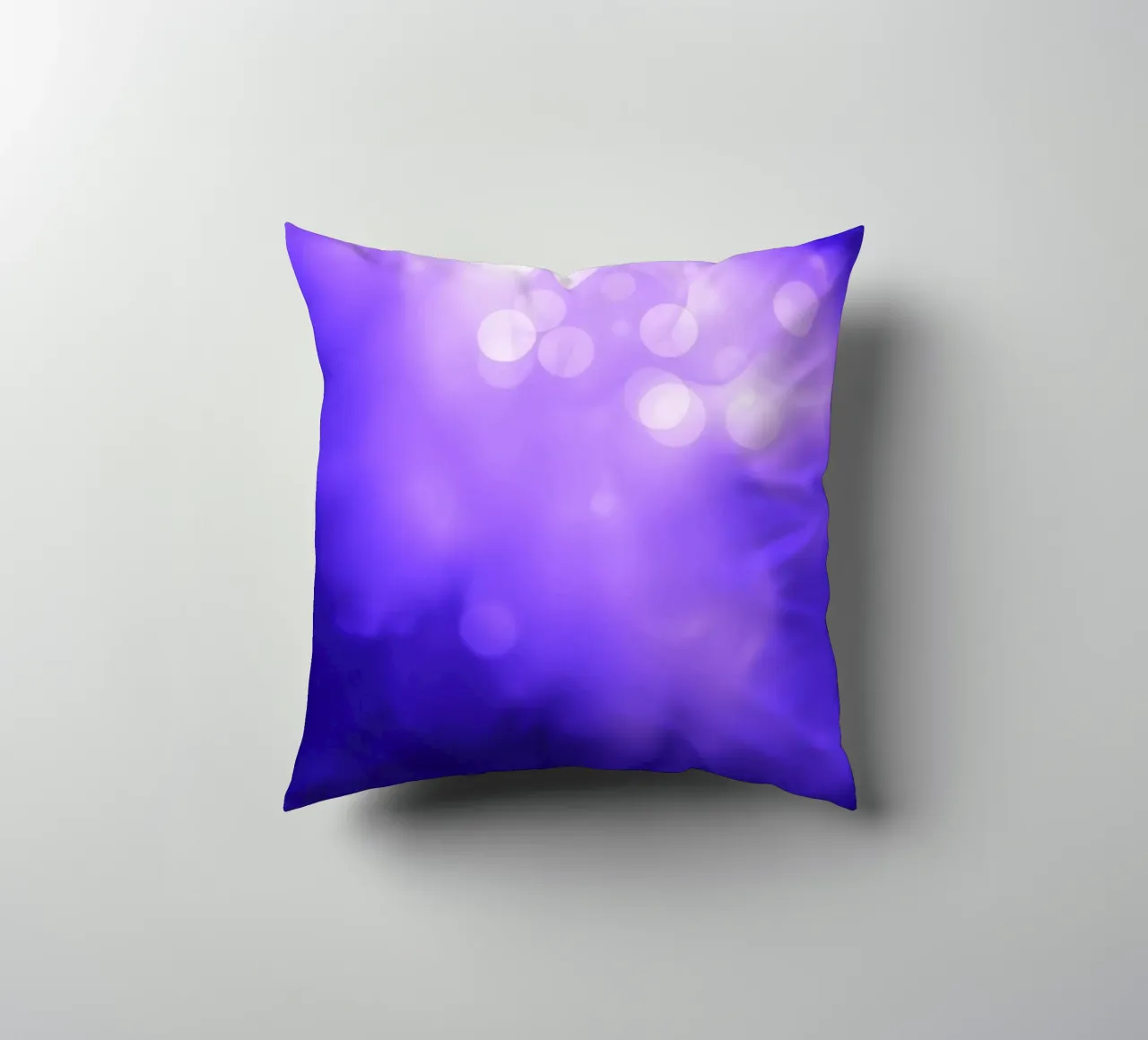 Abstract purple background with soft glowing dots decorative cushion by DesignDoodle