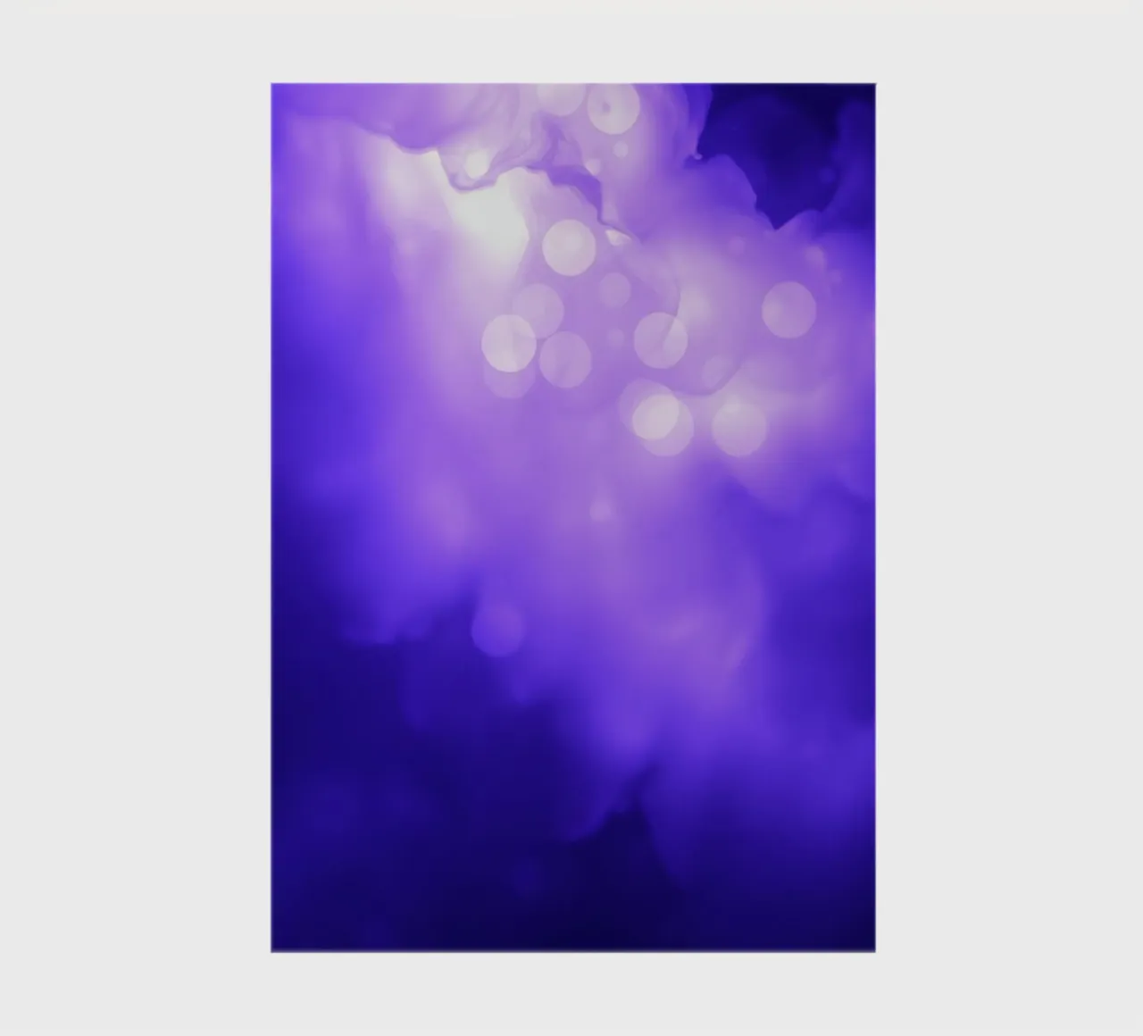 Abstract purple background with soft glowing dots notebook by DesignDoodle