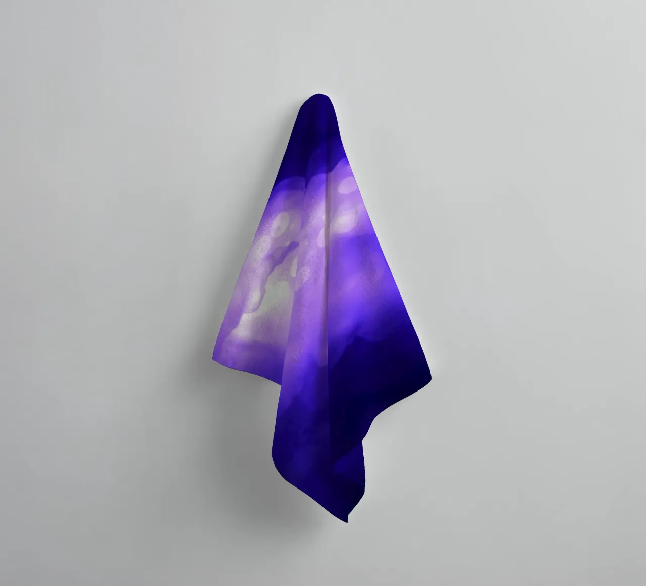 Abstract purple background with soft glowing dots towel by DesignDoodle