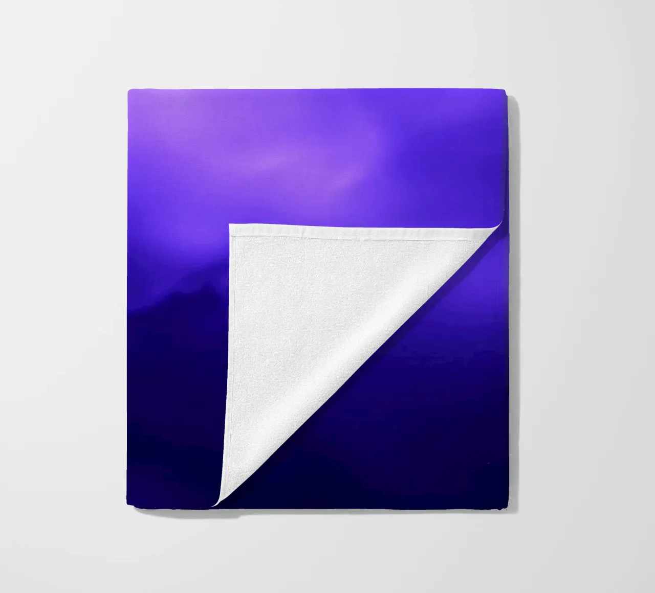 Abstract purple background with soft glowing dots beach towel by DesignDoodle