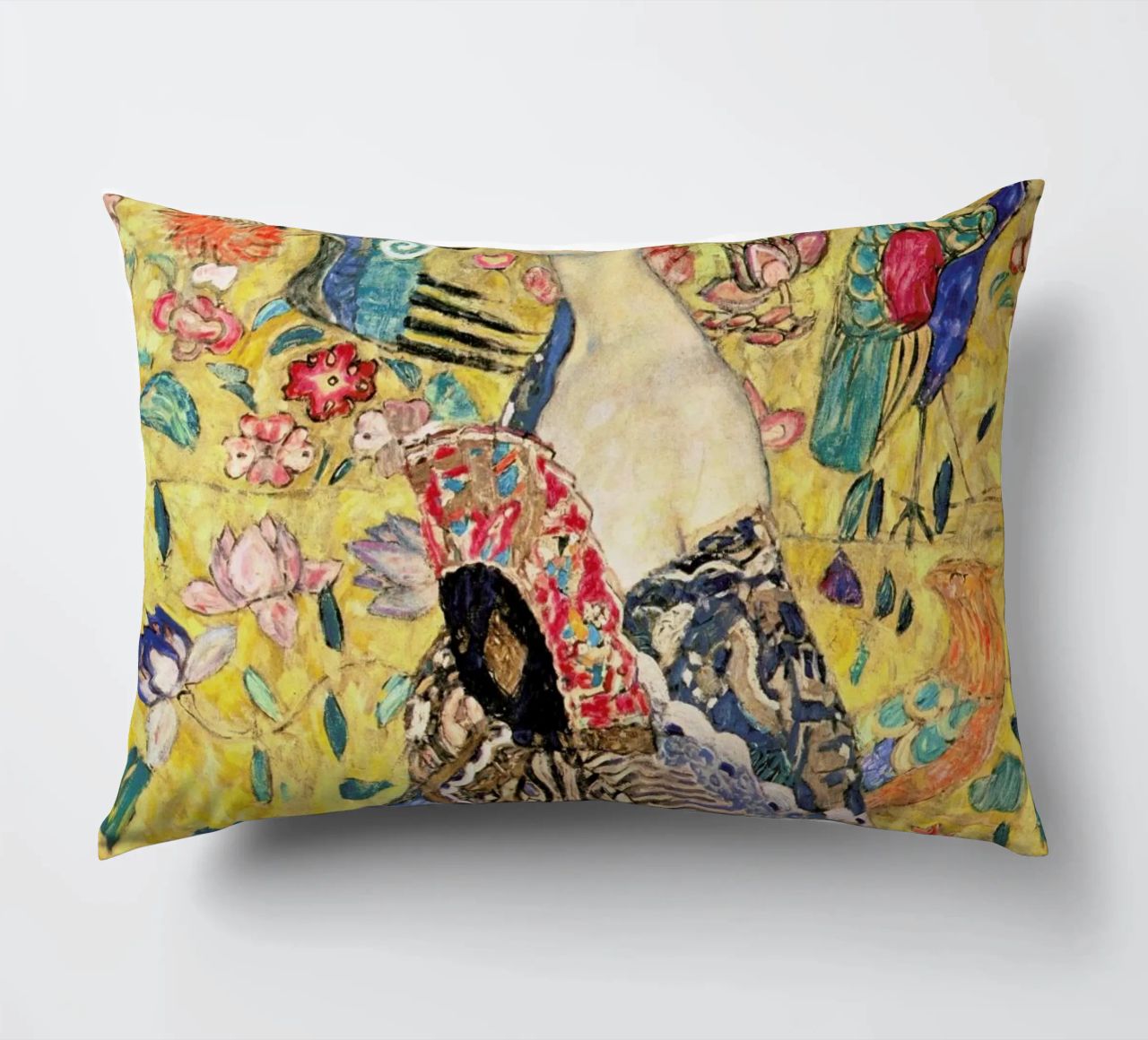 Klimt - Lady with Fan coussin de ARTOTHEK