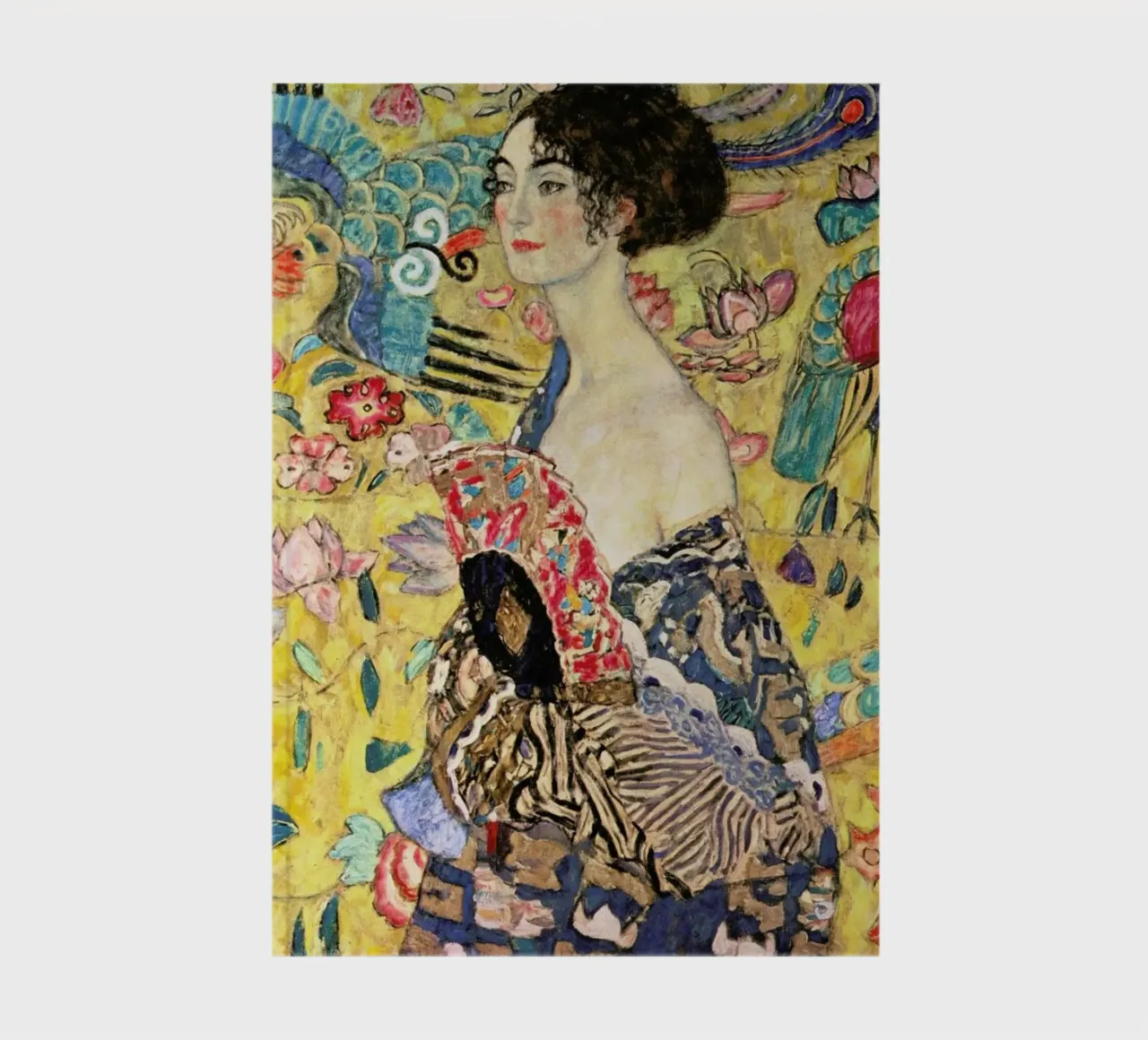 Klimt - Lady with Fan notitieboek van ARTOTHEK