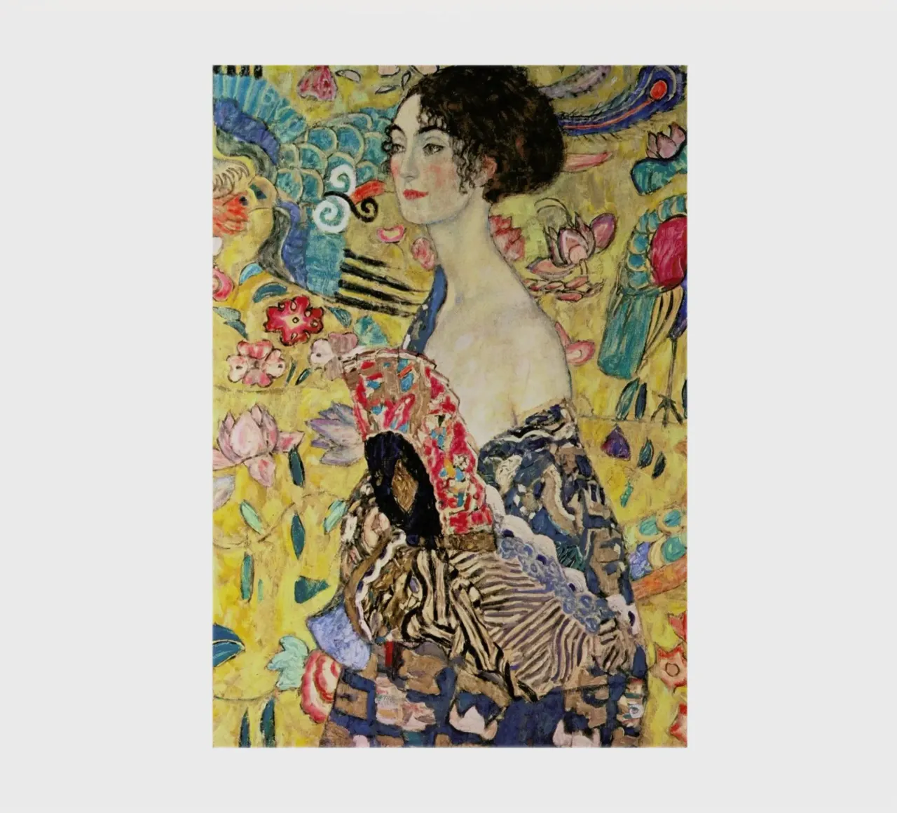Klimt - Lady with Fan notitieboek van ARTOTHEK