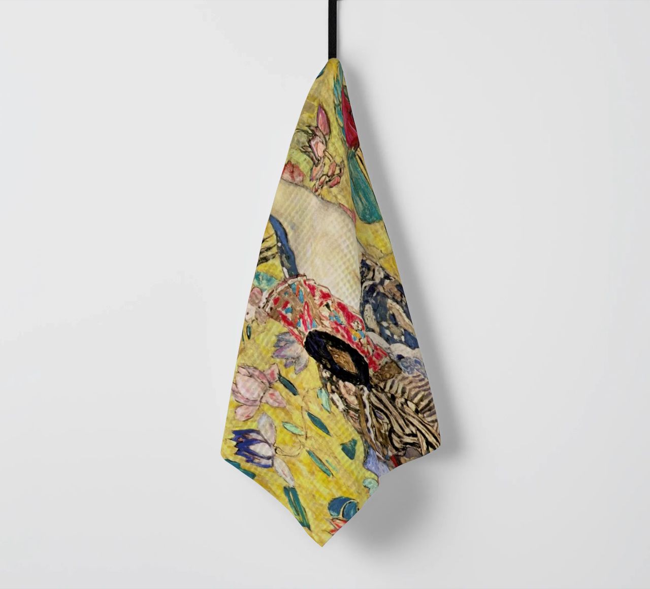 Klimt - Lady with Fan torchon de ARTOTHEK