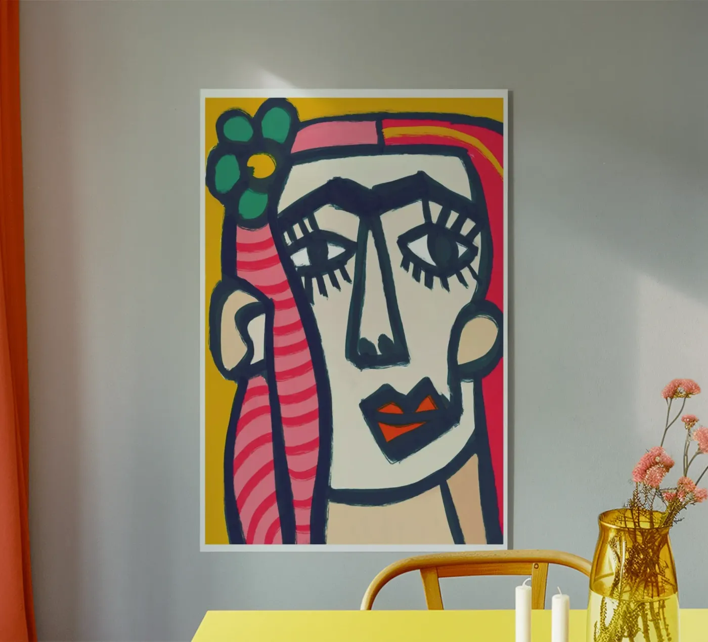 Thelma acryl van Maria Kritzas