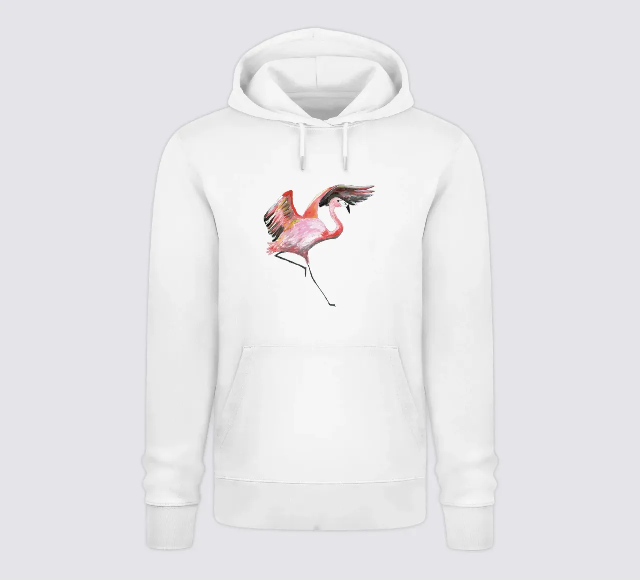 Flamingo felpa con cappuccio da Femke Zwaan