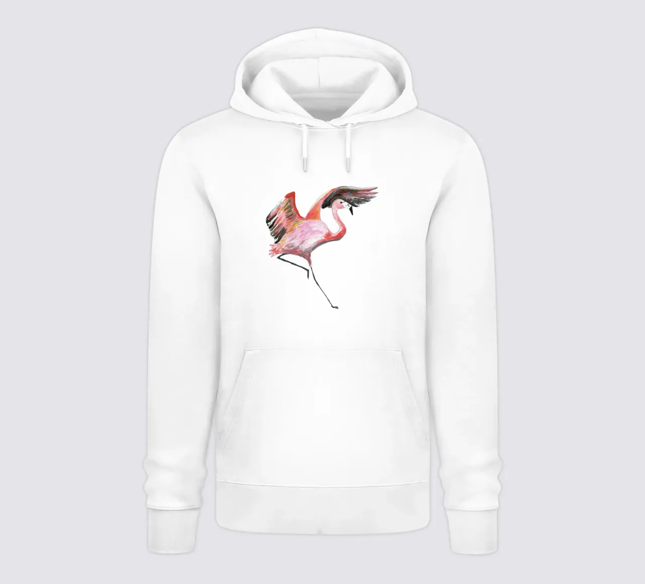 Flamingo felpa con cappuccio da Femke Zwaan