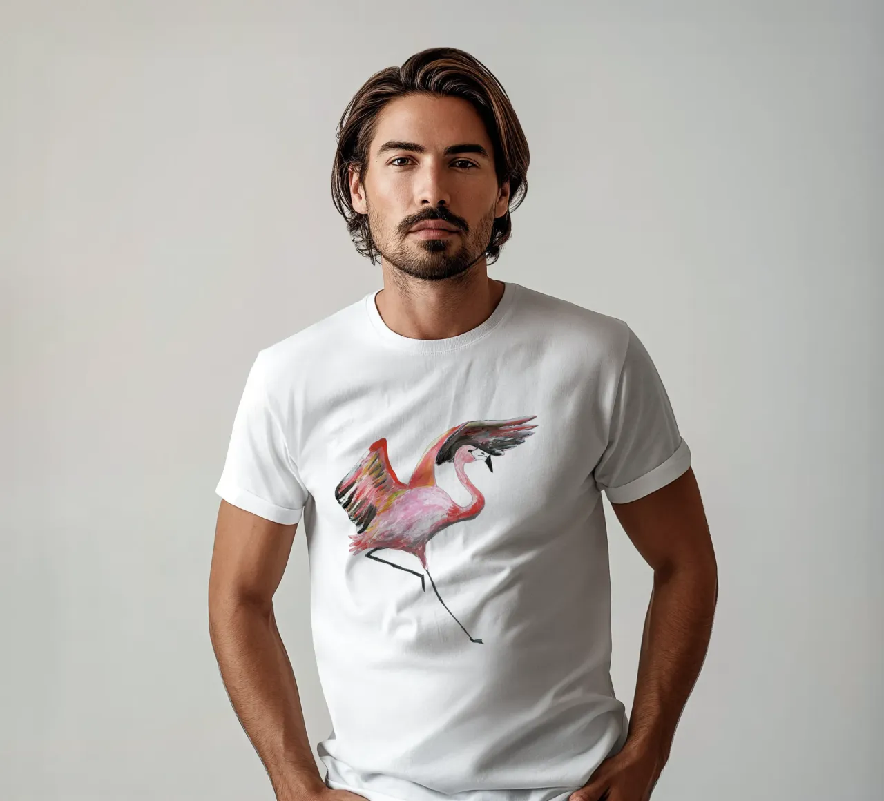 Flamingo t-shirt da Femke Zwaan