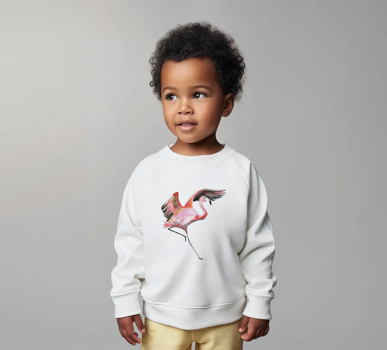 Flamingo felpa neonato da Femke Zwaan