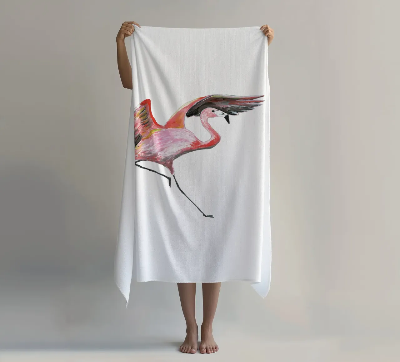 Flamingo telo mare da Femke Zwaan