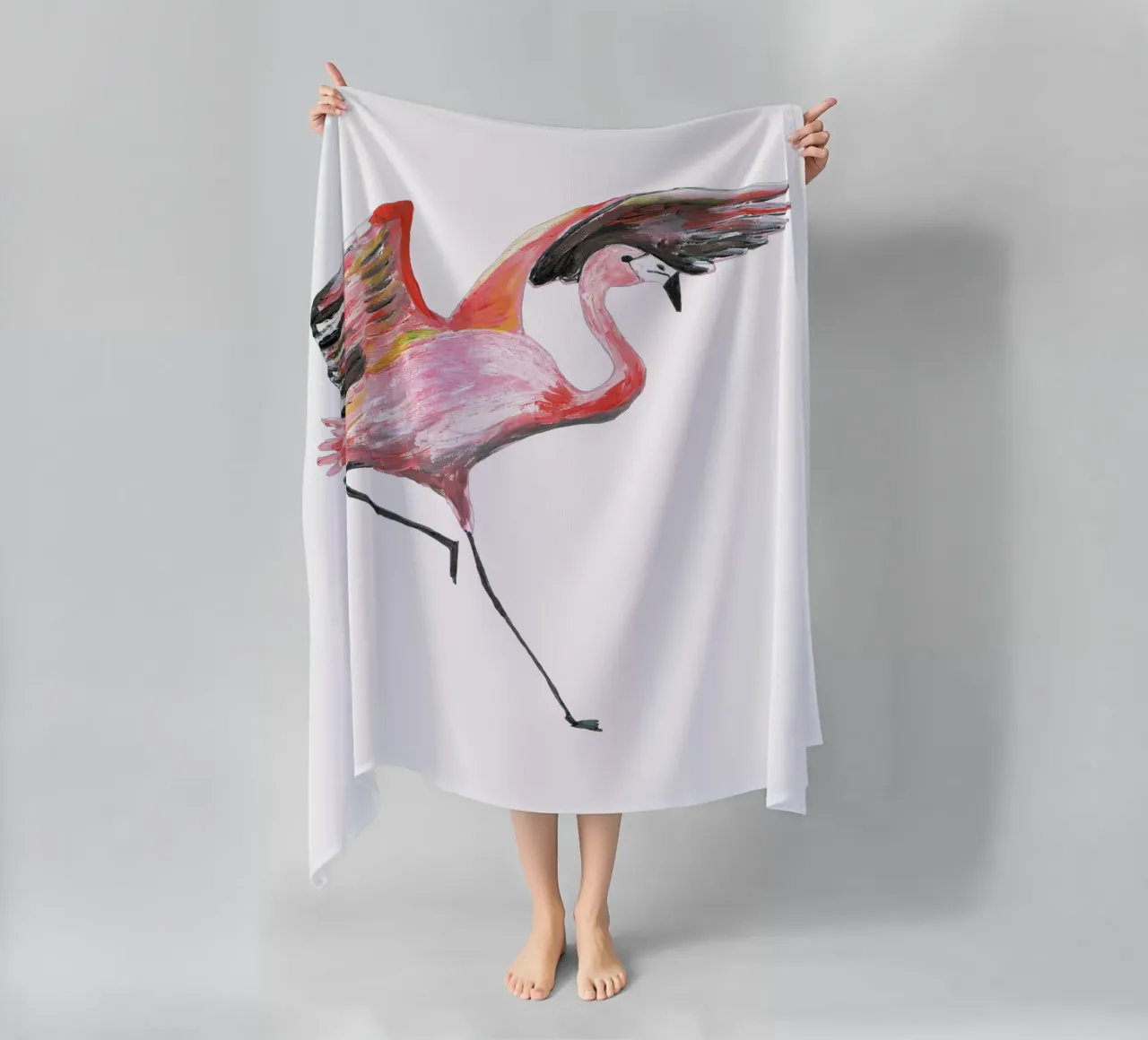Flamingo telo mare da Femke Zwaan