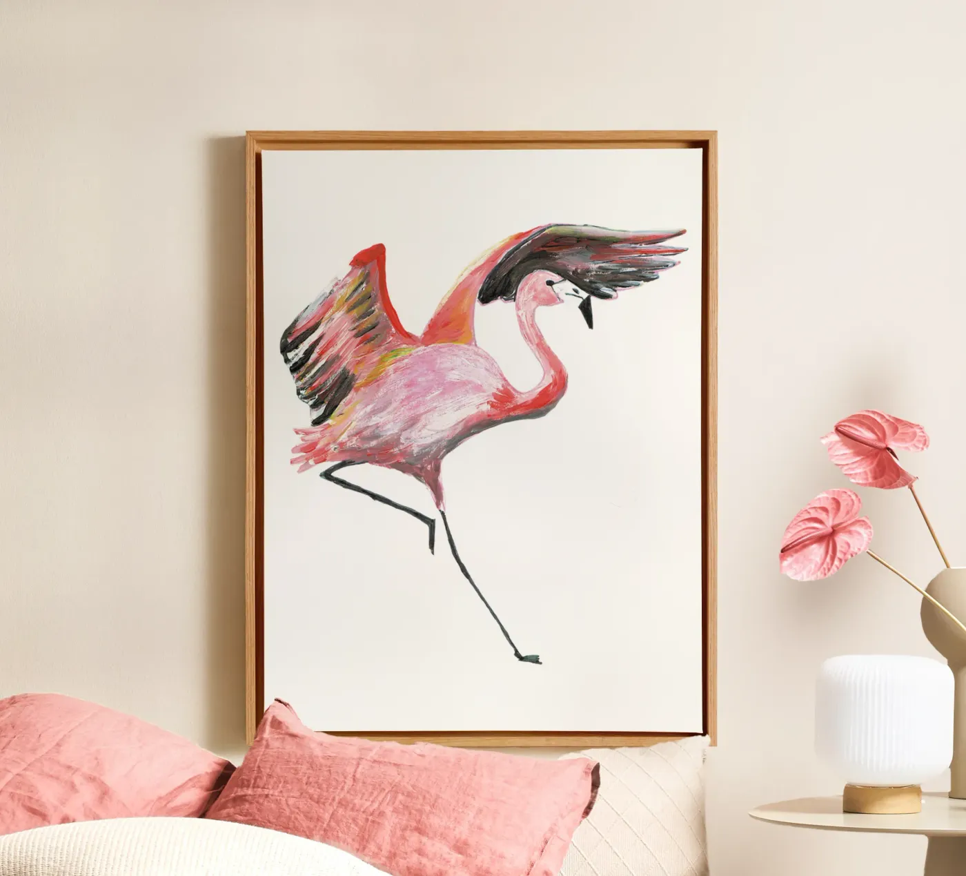 Flamingo tela da Femke Zwaan