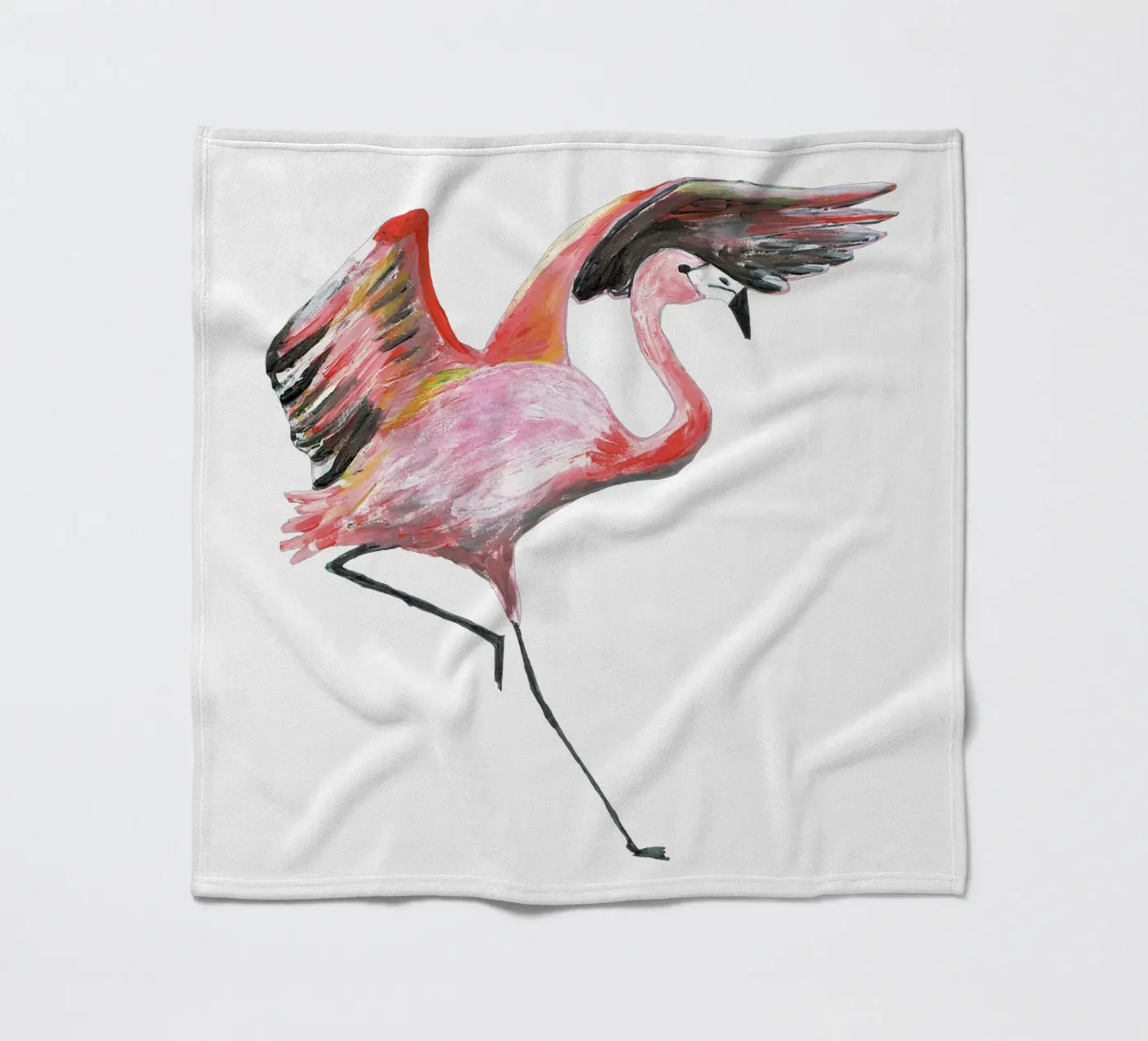 Flamingo Fleecedecke von Femke Zwaan