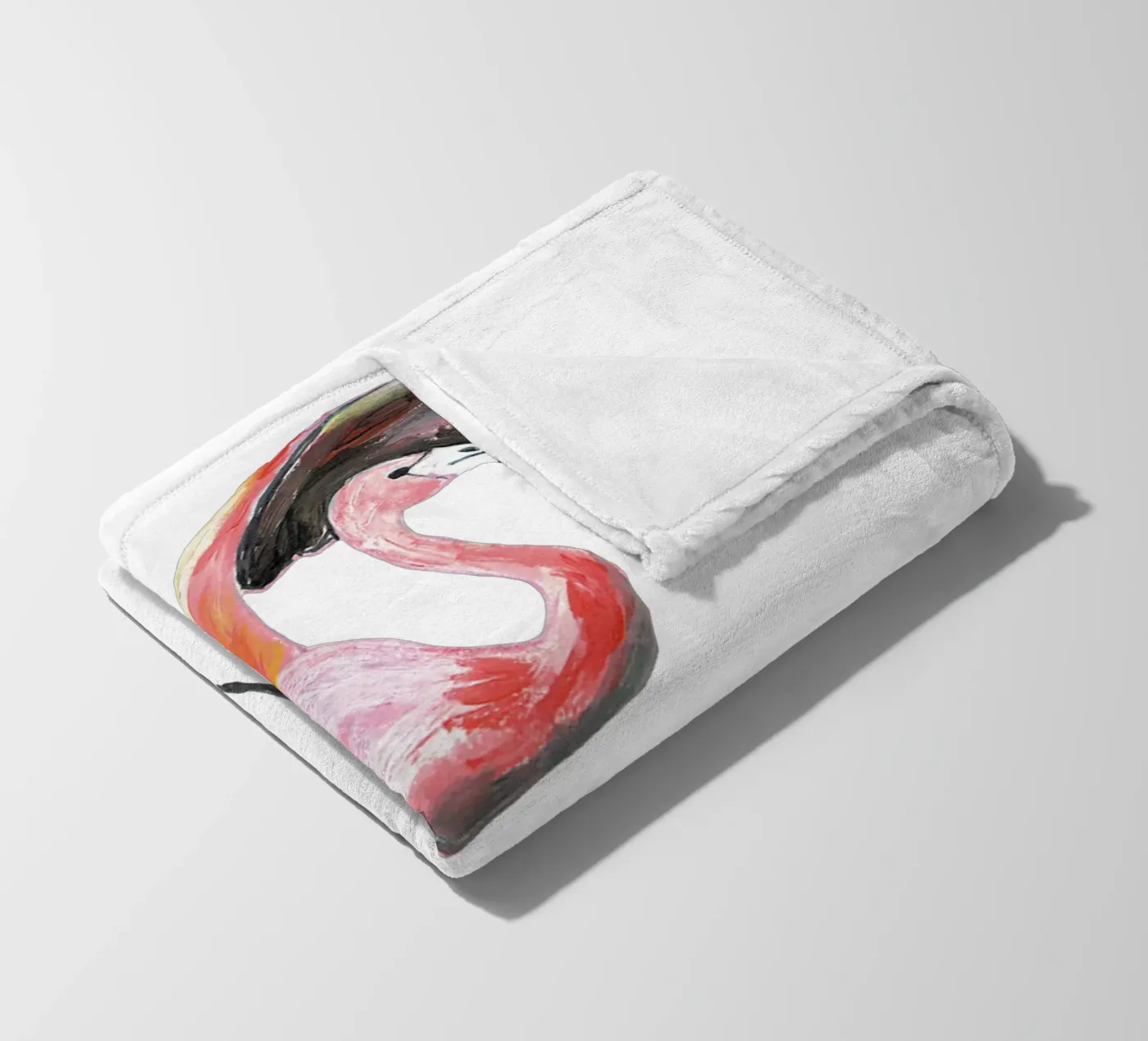 Flamingo Fleecedecke von Femke Zwaan