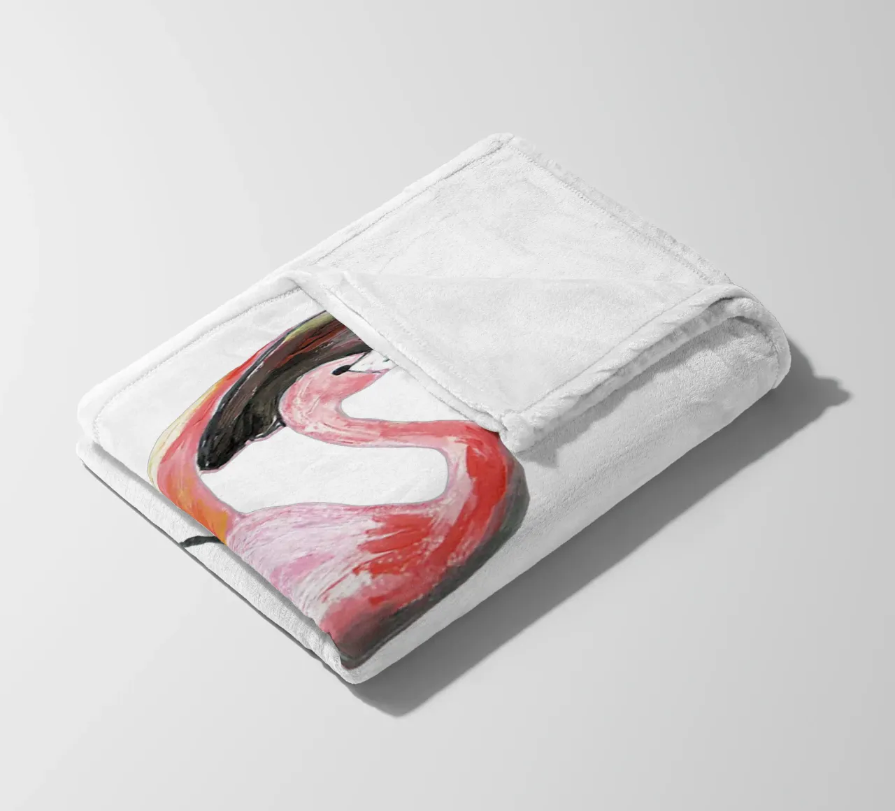 Flamingo coperta in pile da Femke Zwaan