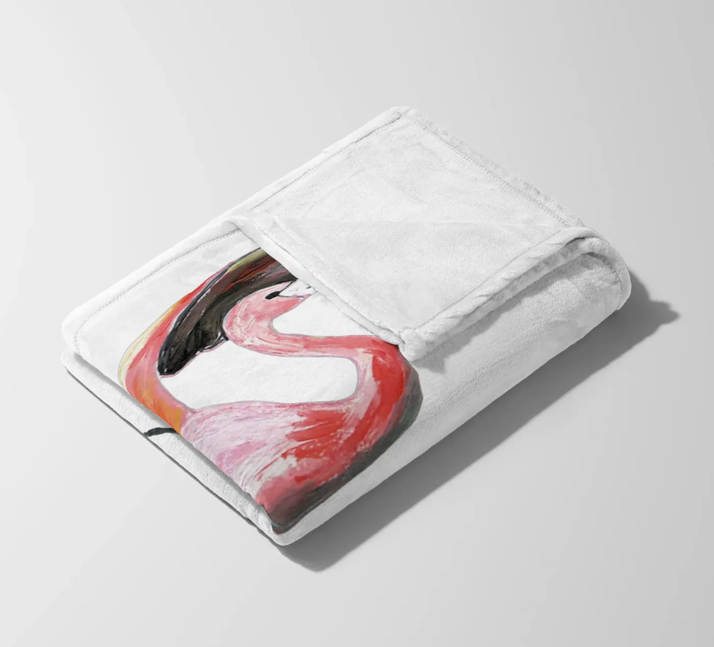 Flamingo Fleecedecke von Femke Zwaan