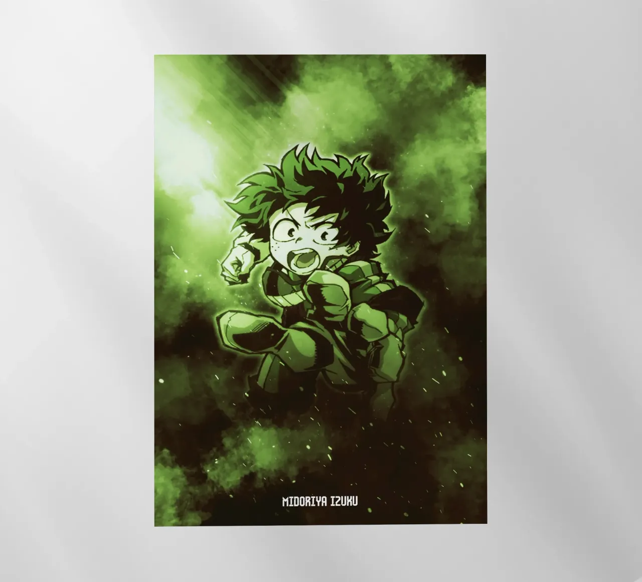 Midoriya Izuku pellicola backlit da FreeArtStudio