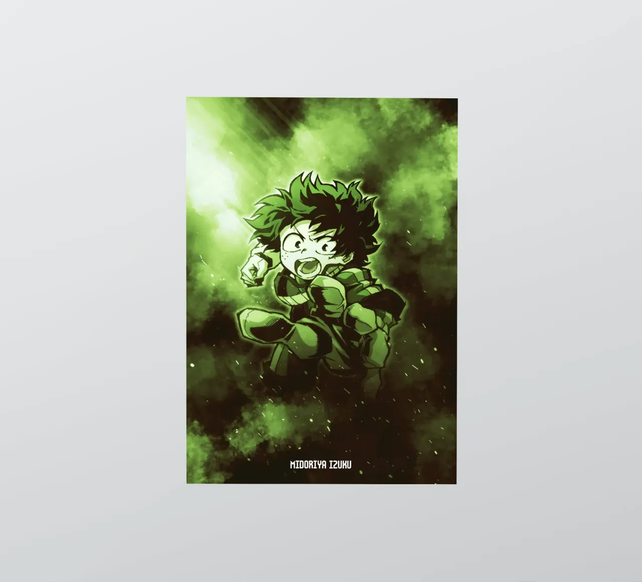 Midoriya Izuku sticker by FreeArtStudio