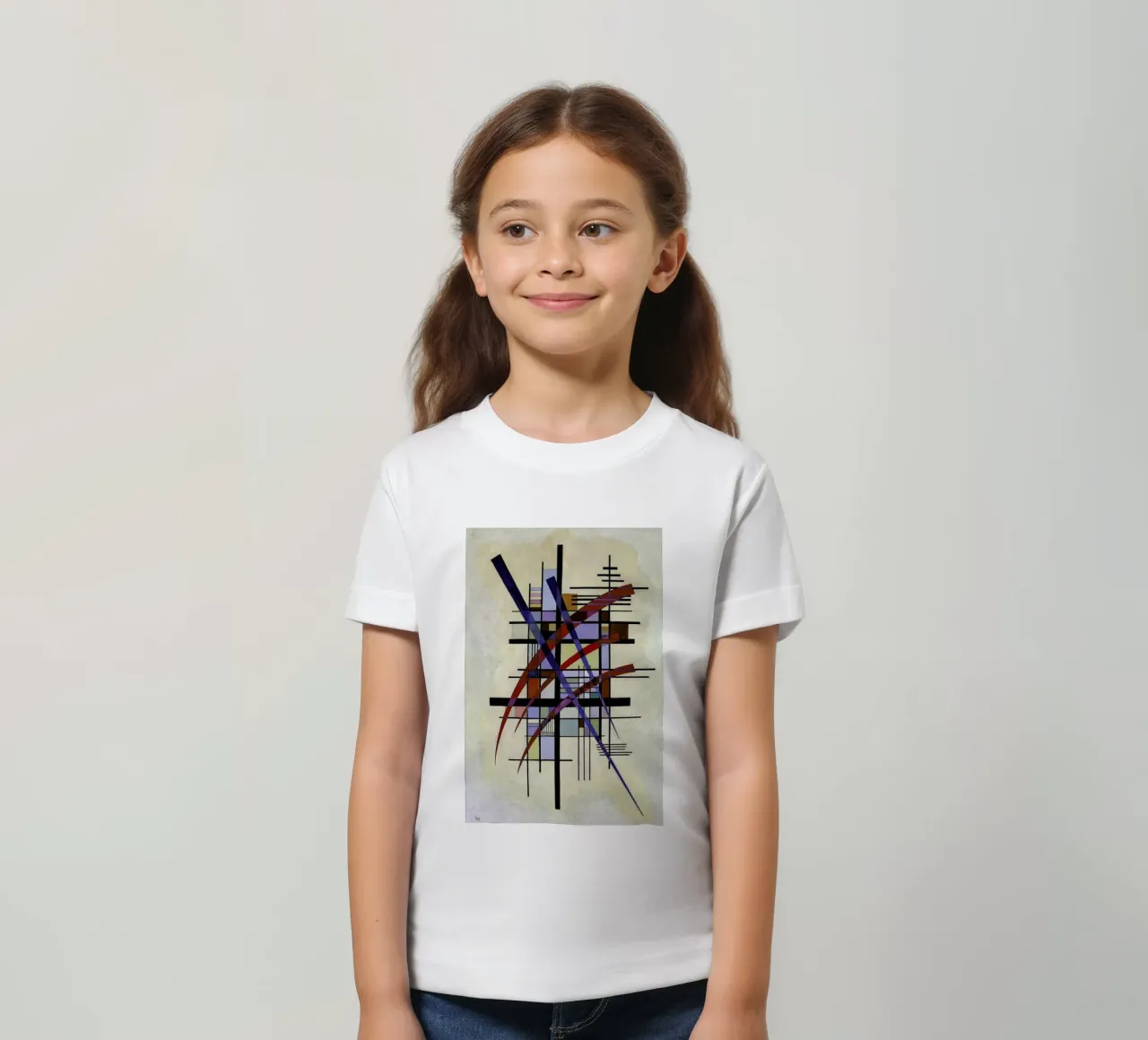 Kandinsky - Signs with Companionship Kinder T-Shirt von ARTOTHEK