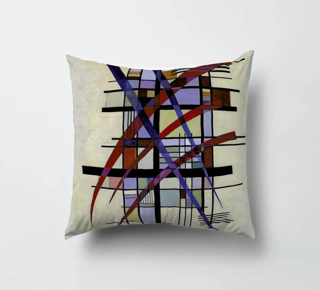 Kandinsky - Signs with Companionship cuscino da ARTOTHEK