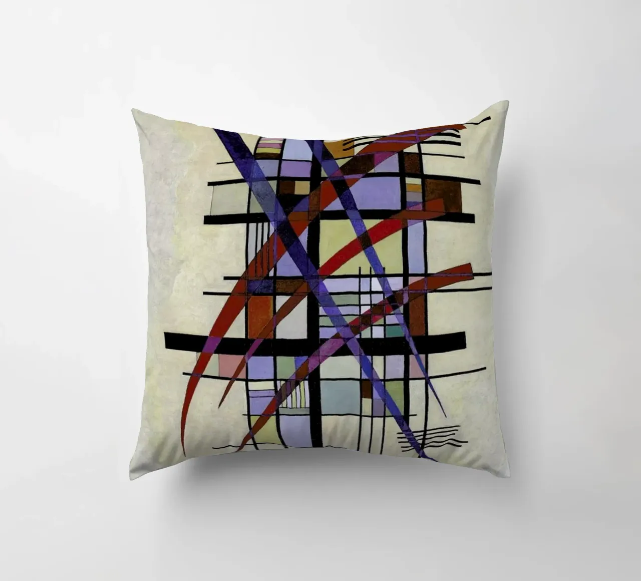 Kandinsky - Signs with Companionship cuscino da ARTOTHEK