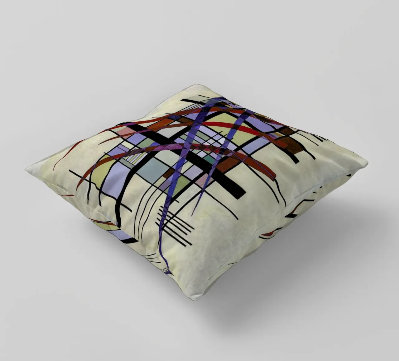 Kandinsky - Signs with Companionship cuscino da ARTOTHEK