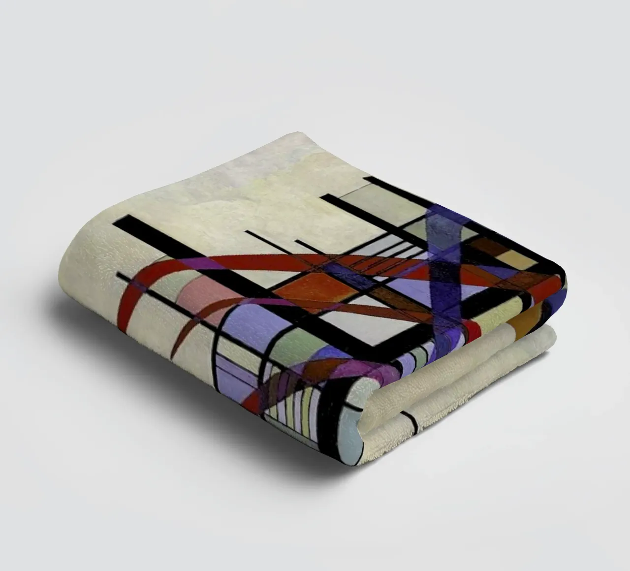 Kandinsky - Signs with Companionship asciugamano da bagno da ARTOTHEK