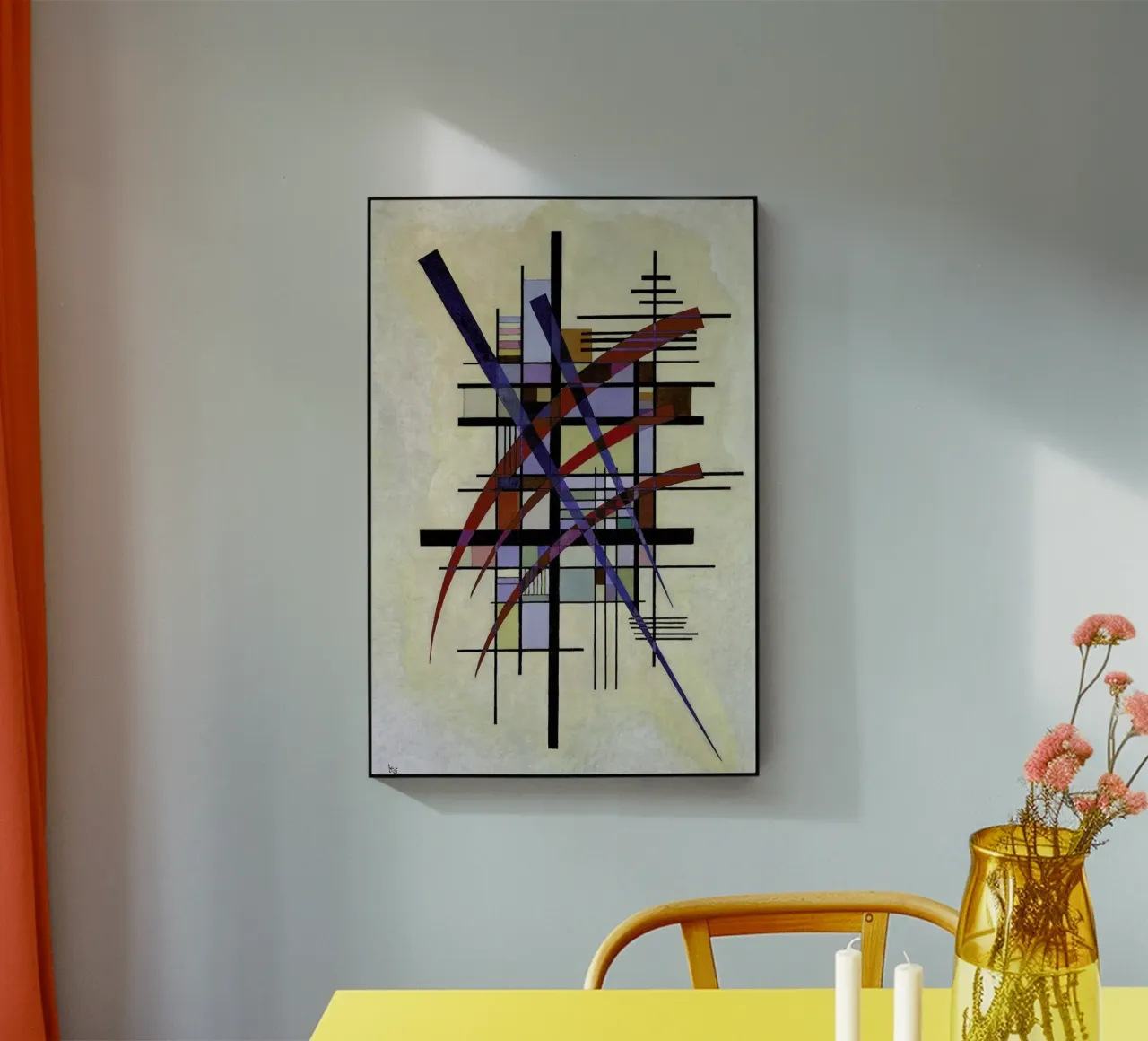 Kandinsky - Signs with Companionship plexiglass da ARTOTHEK