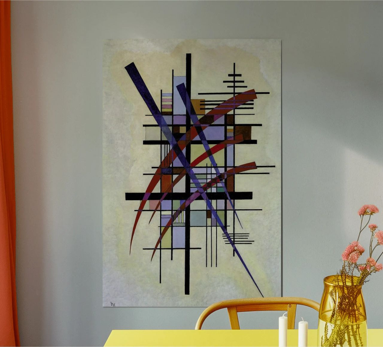 Kandinsky - Signs with Companionship poster by ARTOTHEK