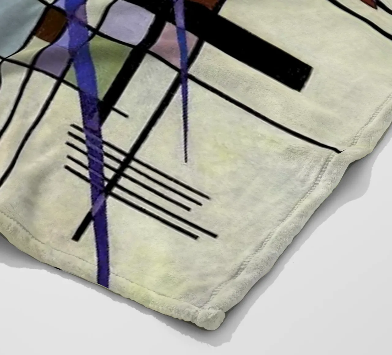 Kandinsky - Signs with Companionship coperta in pile da ARTOTHEK