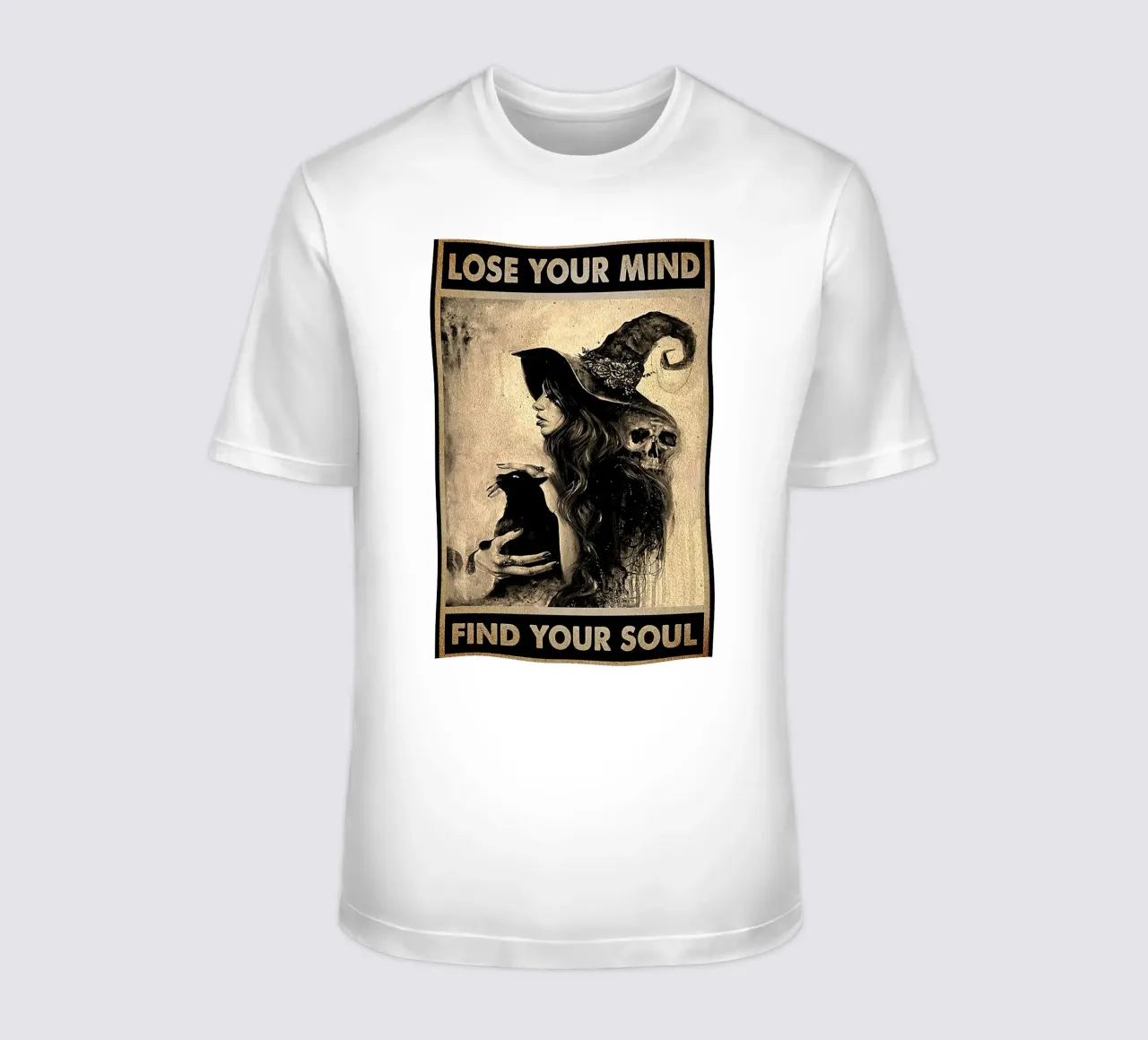 Cat Black e Witch - Perdi la tua mente, trova la tua anima t-shirt da Aaronshop