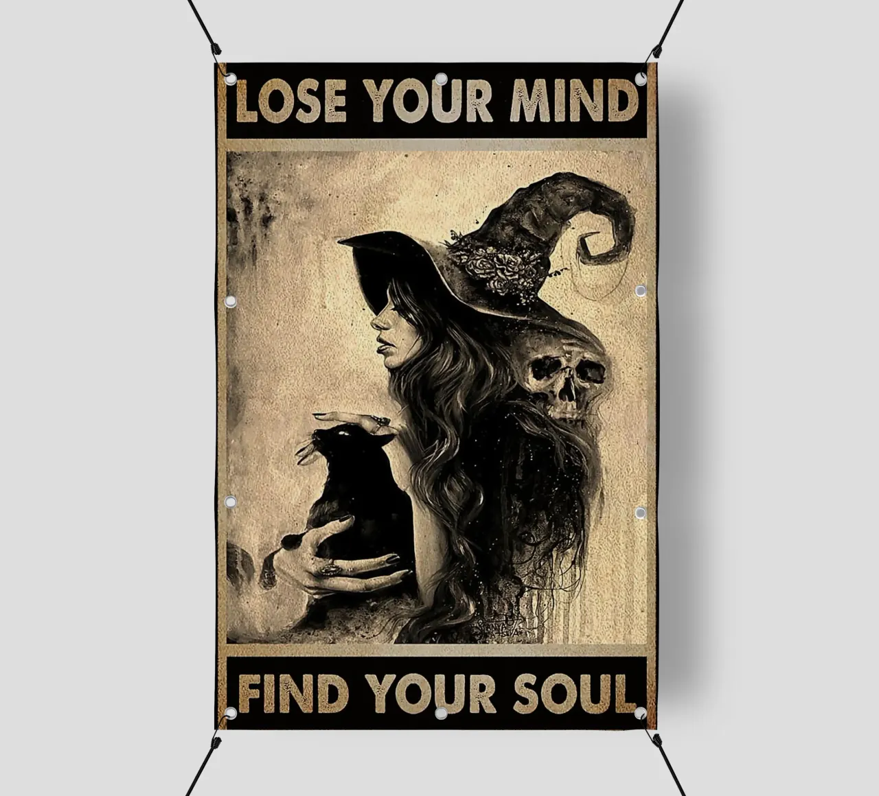 Cat Black e Witch - Perdi la tua mente, trova la tua anima telo in pvc da Aaronshop