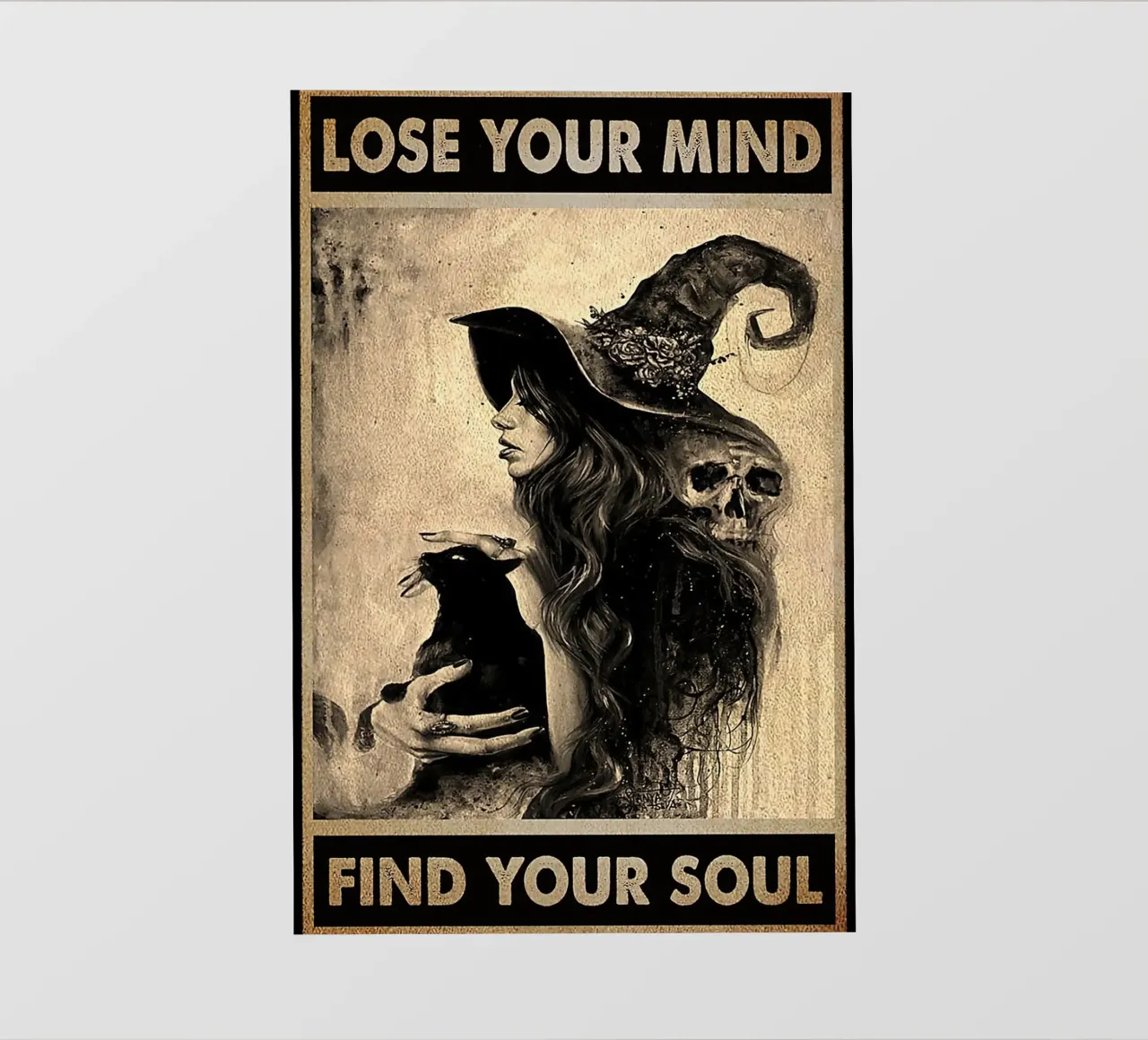 Cat Black e Witch - Perdi la tua mente, trova la tua anima telo in pvc da Aaronshop