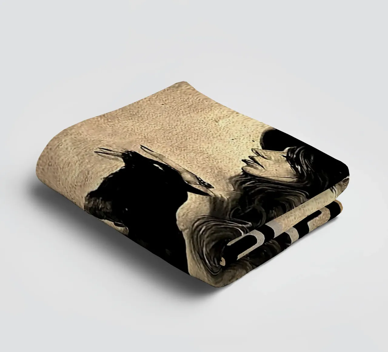 Cat Black e Witch - Perdi la tua mente, trova la tua anima asciugamano da bagno da Aaronshop