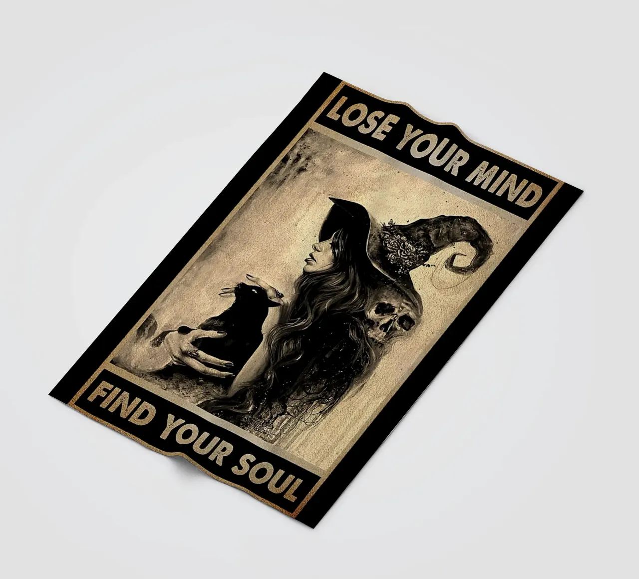 Cat Black e Witch - Perdi la tua mente, trova la tua anima coperta in pile da Aaronshop