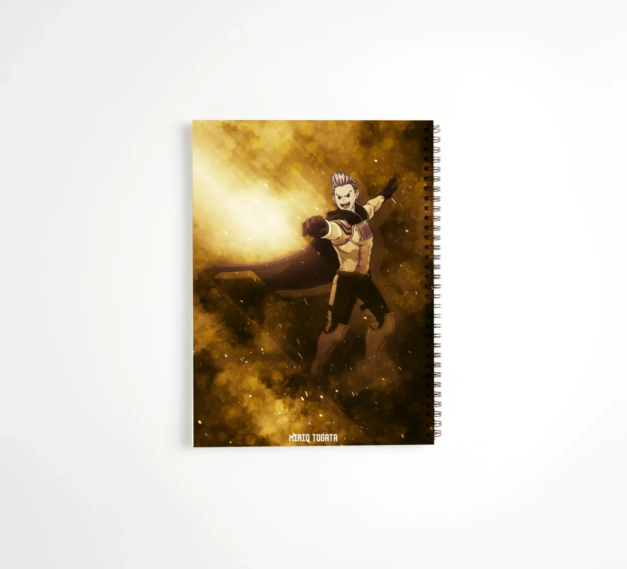 Mirio Togata spiral notebook by FreeArtStudio
