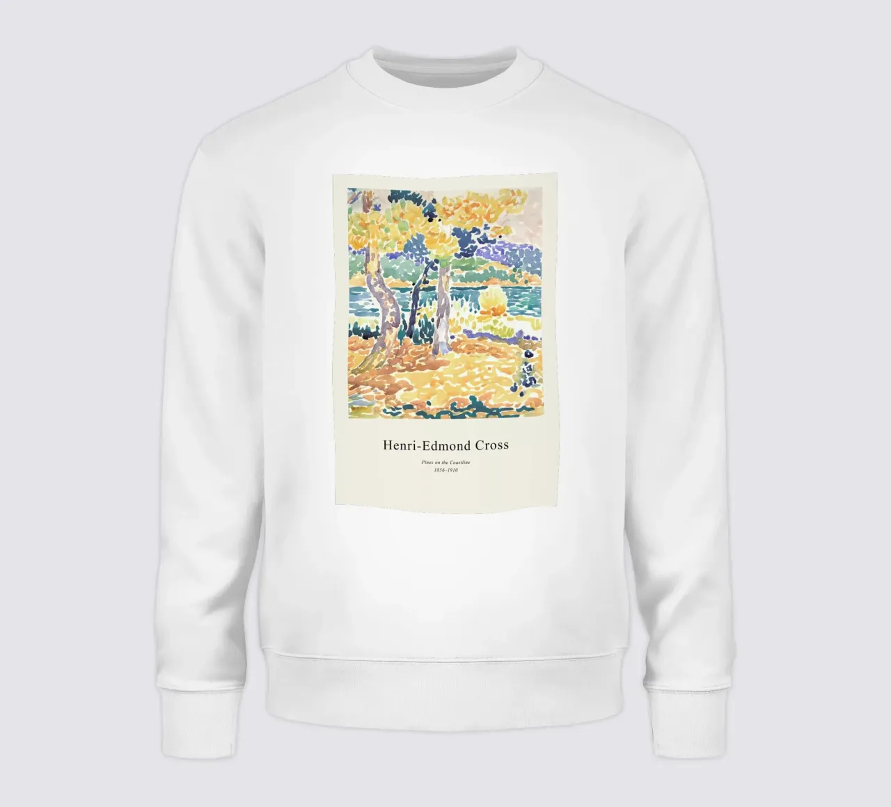 Henri-Edmond Cross - Pines on the Coastline felpa da Vintage by JUNIQE