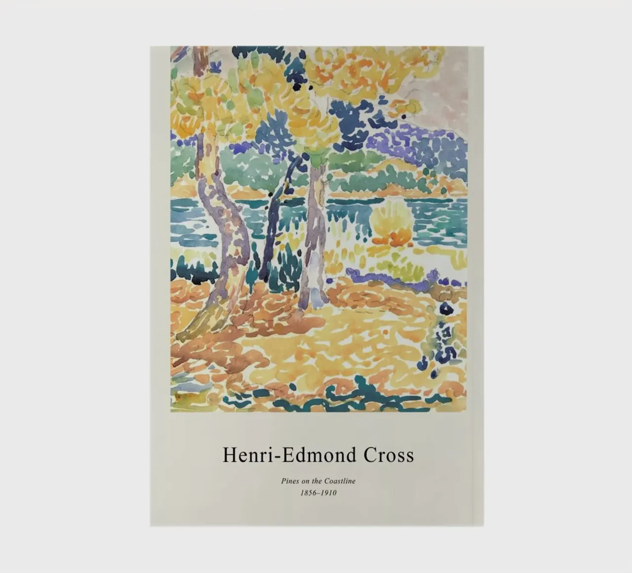 Henri-Edmond Cross - Pines on the Coastline notebook by Vintage by JUNIQE