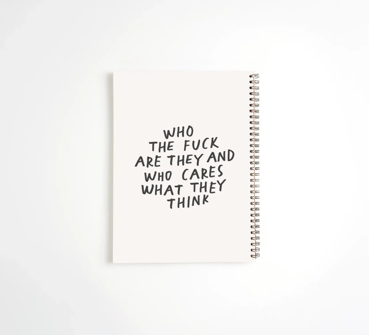 Wer zum Teufel sind sie und wen kümmert, was sie denken? Ringbuch von THE MOTIVATED TYPE